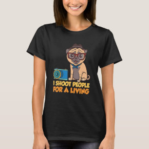 Ich schieße Menschen für einen Coolen Hund mit leb T-Shirt