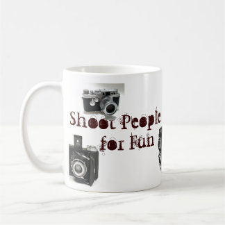 Ich schieße ppl für Spaßkamerawortspiel Kaffeetasse