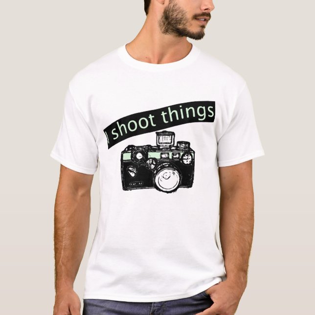 Ich schieße Sache-T-Shirt T-Shirt (Vorderseite)