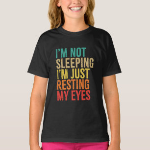 Ich schlafe nicht, ich ruhe nur meine Augen, lusti T-Shirt