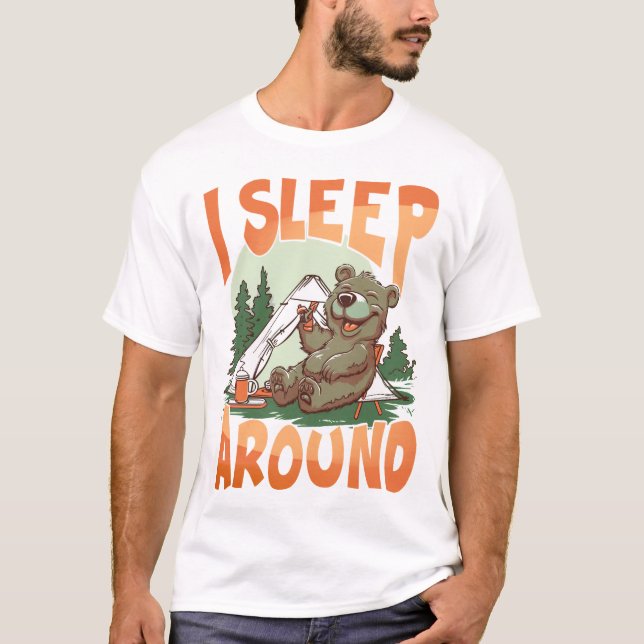 Ich schlafe umher T-Shirt (Vorderseite)