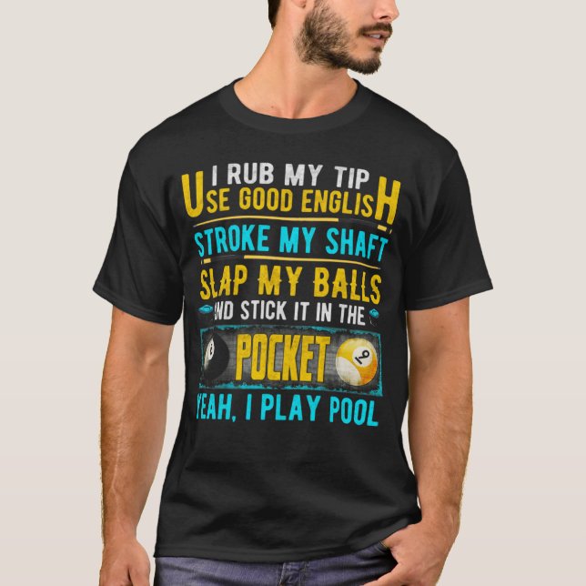 Ich schlage meinen Tipp Verwenden Sie gut Englisch T-Shirt (Vorderseite)