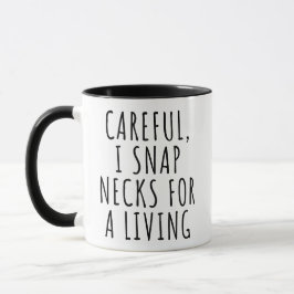 Ich schlage Necks für einen lebendigen, lustigen C Tasse