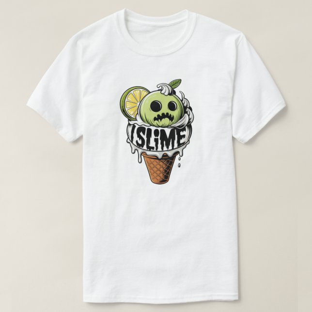 Ich schlamm, niedlicher Eisschrei T-Shirt (Design vorne)