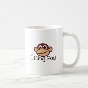 Ich schleudere Poo! Kaffeetasse