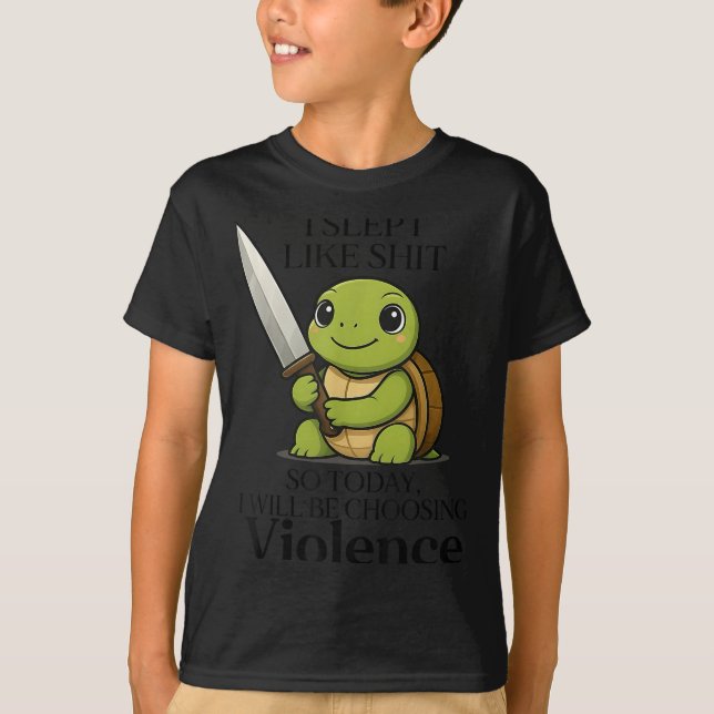Ich schlief so heute wird die Wahl der Gewalt Tu T-Shirt (Vorderseite)