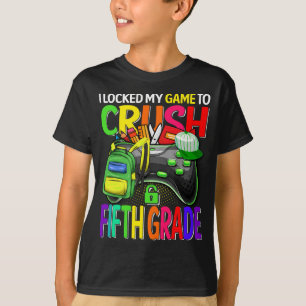 Ich schloss mein Spiel ab, um die fünfte Stufe zu T-Shirt