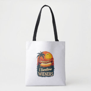 Ich schlucken Saucy Dackeln Funny Adult Joke Hot D Tasche
