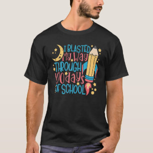 Ich schlug mir durch 100 Tage Schulkinder den Weg T-Shirt