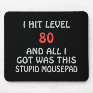 Ich schlug Niveau 80 und alles I Got war dieses… Mousepad