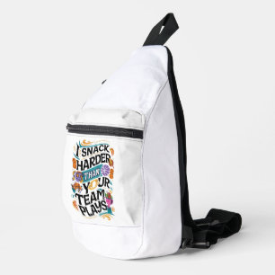ICH SCHNACK HARTER ALS DEIN TEAM SPIELT CROSSBODY BAG