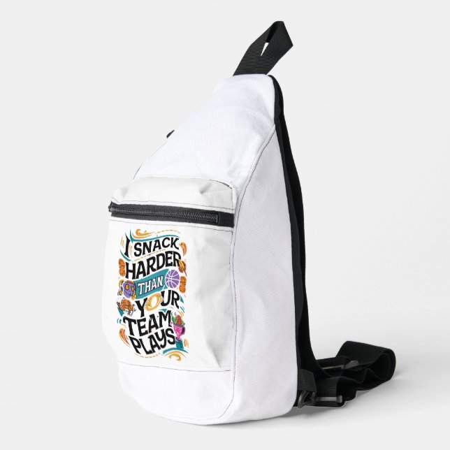ICH SCHNACK HARTER ALS DEIN TEAM SPIELT CROSSBODY BAG (Rechte Ecke)