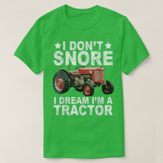 Ich schnappe nicht, dass ich träume, ich bin Trakt T-Shirt (Design vorne)