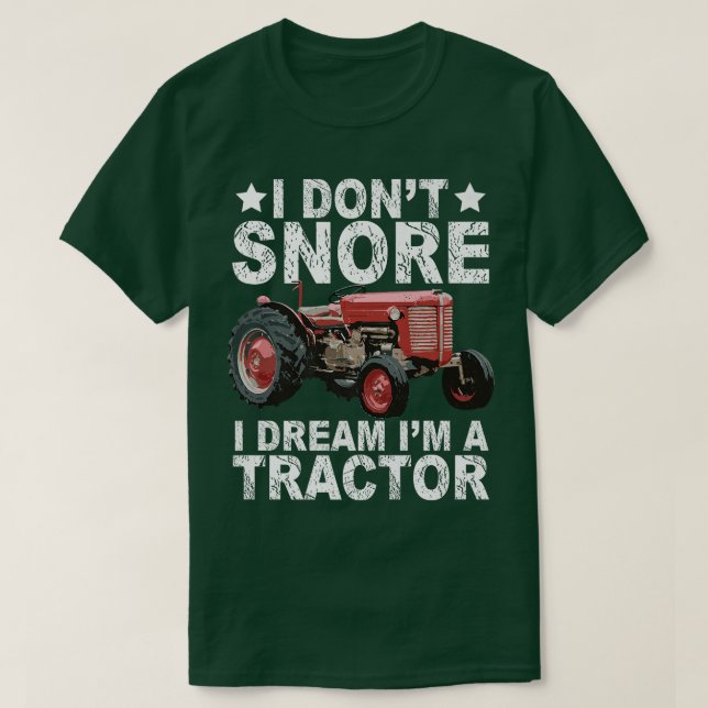 Ich schnappe nicht, dass ich träume, ich bin Trakt T-Shirt (Design vorne)