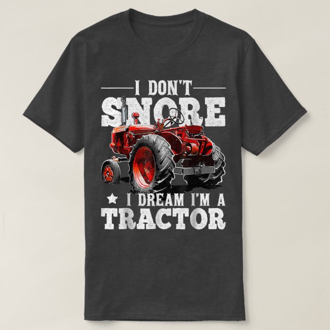 Ich schnappe nicht, dass ich träume, ich bin Trakt T-Shirt (Design vorne)