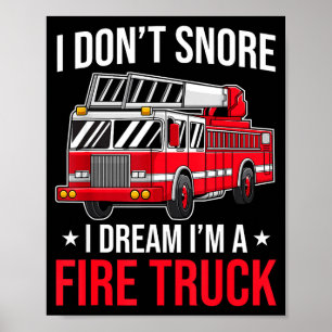 Ich schnarche nicht, ich träume, ich bin ein Feuer Poster