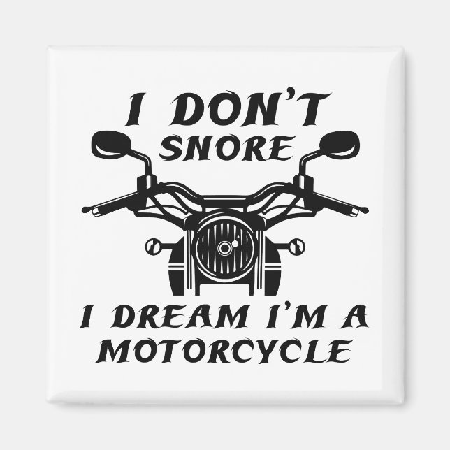 Ich schnarche nicht magnet (Vorne)