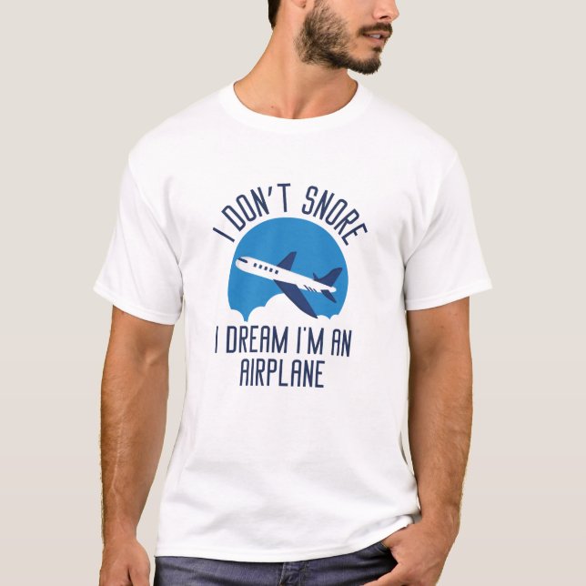 Ich schnarche nicht T-Shirt (Vorderseite)