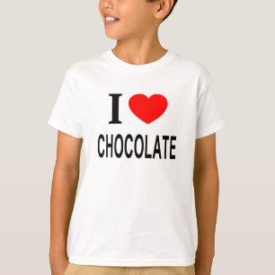 Ich ❤️ SCHOKOLADE Ich liebe Schokolade Ich mag Sch T-Shirt