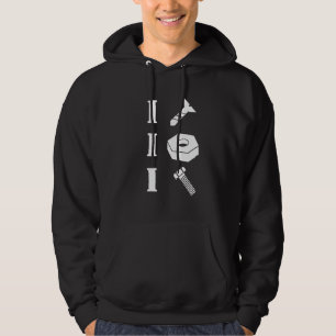 Ich schraube Mutter Bolzen - Lustige Neuheit Mecha Hoodie
