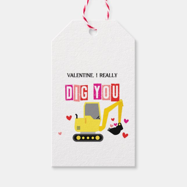 Ich schrecke dich wirklich ins Foto zum Valentinst Geschenkanhänger (Vorderseite)