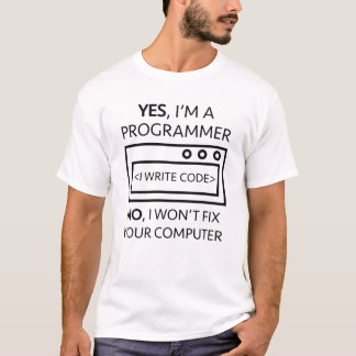 Ich schreibe Code T-Shirt