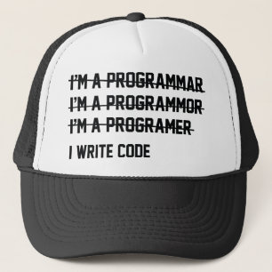 Ich schreibe Code Truckerkappe