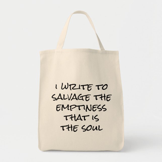 Ich schreibe die Tote Tasche (Vorne)