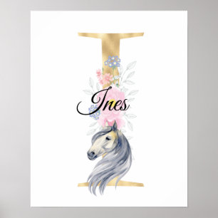 Ich schreibe eine personalisierte Bezeichnung Mono Poster