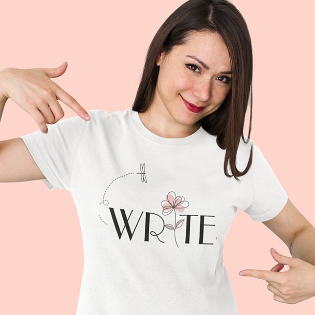 Ich schreibe fröhlich und stilvoll T-Shirt (Von Creator hochgeladen)