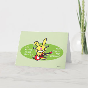 Ich schreibe gerade ein Lied Feiertagskarte