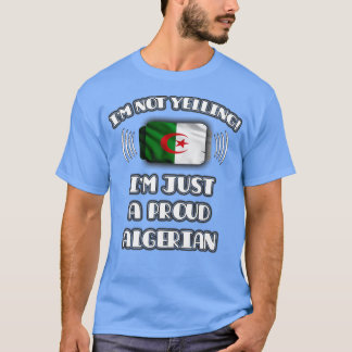 Ich schreibe im a stolzen algerischen Geschenk für T-Shirt