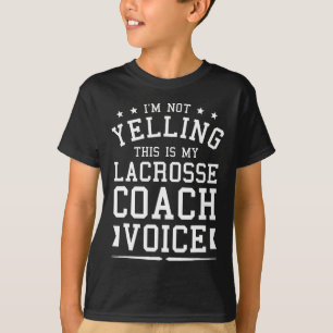Ich schreibe nicht, dass das mein Lacrosse Coach V T-Shirt