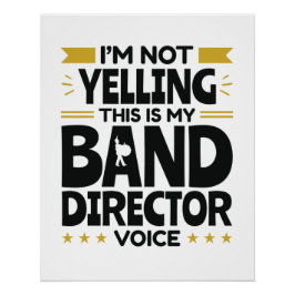 Ich schreibe nicht, dass das meine Banddirektorsti Poster