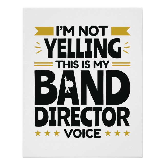 Ich schreibe nicht, dass das meine Banddirektorsti Poster (Vorderseite)