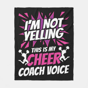 Ich schreibe nicht, dass das meine Coach-Stimme is Fleecedecke