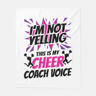 Ich schreibe nicht, dass das meine Coach-Stimme is Fleecedecke