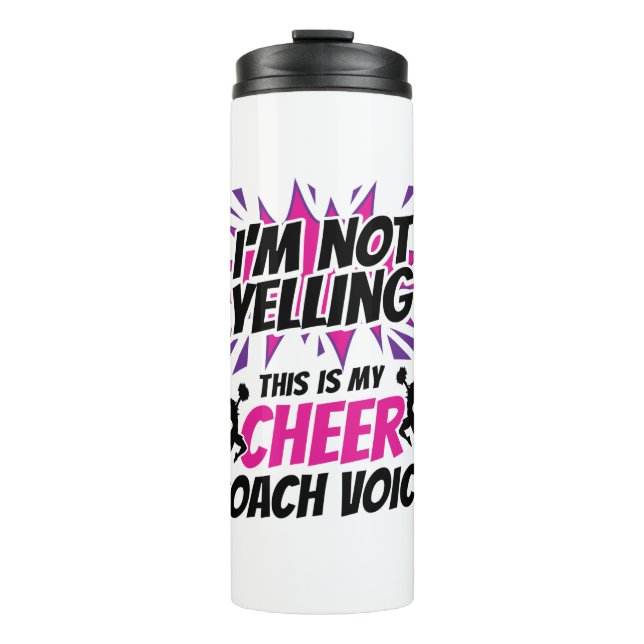 Ich schreibe nicht, dass das meine Coach-Stimme is Thermosbecher (Vorderseite)