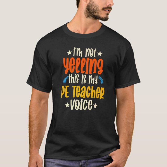 Ich schreibe nicht, dass das meine Stimme als Lehr T-Shirt (Vorderseite)