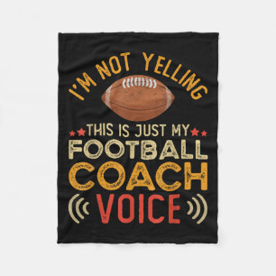 Ich schreibe nicht, dass das nur meine Football Co Fleecedecke