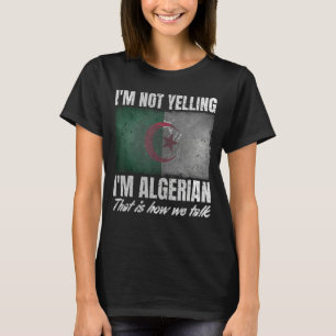 Ich schreibe nicht, dass ich algerische Printmedie T-Shirt