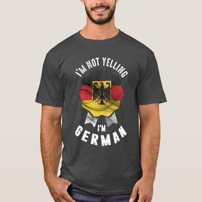Ich schreibe nicht, dass ich Deutsch bin T-Shirt (Vorderseite)