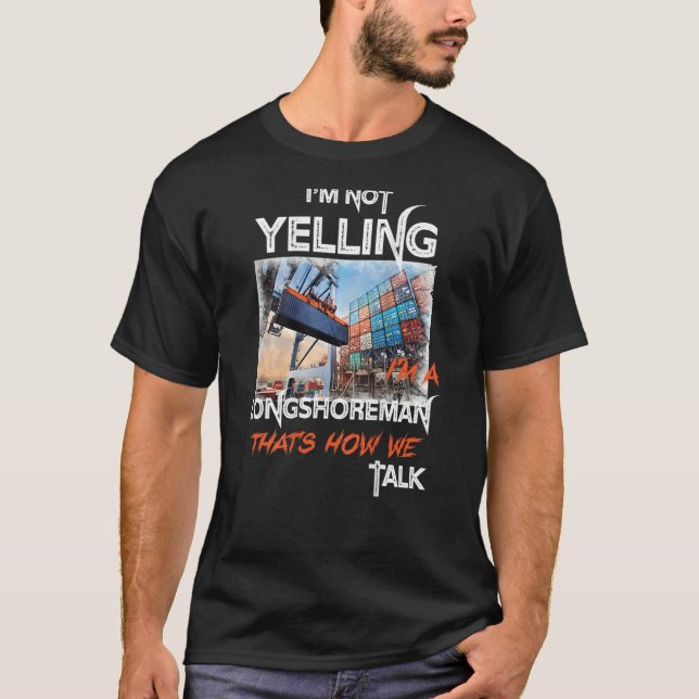 Ich schreibe nicht, dass ich ein Langstreckenarbei T-Shirt (Vorderseite)
