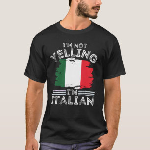 Ich schreibe nicht, dass ich Italiener bin für It T-Shirt