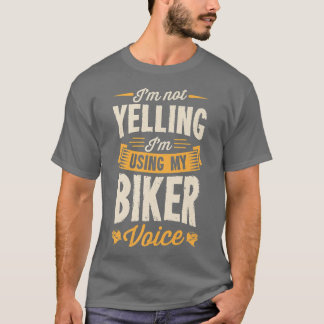 Ich schreibe nicht, dass ich meine Bikerstimme Fun T-Shirt
