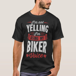 Ich schreibe nicht, dass ich meine Bikerstimme Fun T-Shirt