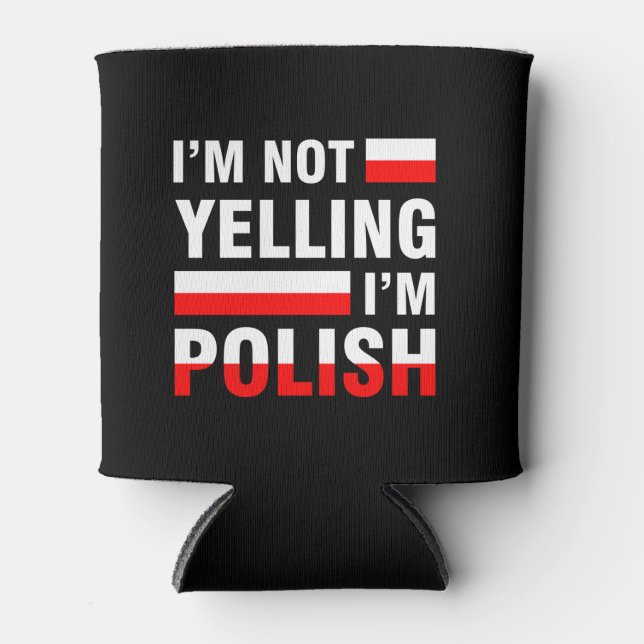 Ich schreibe nicht, dass ich Polnisch bin, kann kä Dosenkühler (Vorderseite)