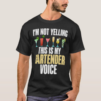 Ich schreibe nicht, dass mein Barkeeper Voice lust T-Shirt