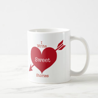 Ich schreibe süße Geschichten Kaffee Tasse