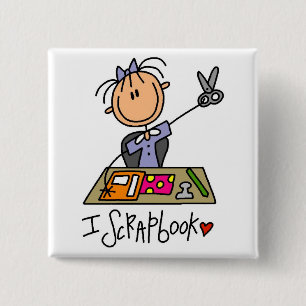 Ich schreibe T-Shirts und Geschenke Button